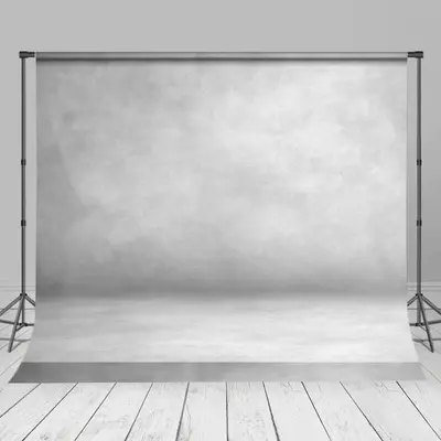 Soft Grey Textured Portrait Photo Backdrop - Aperturee