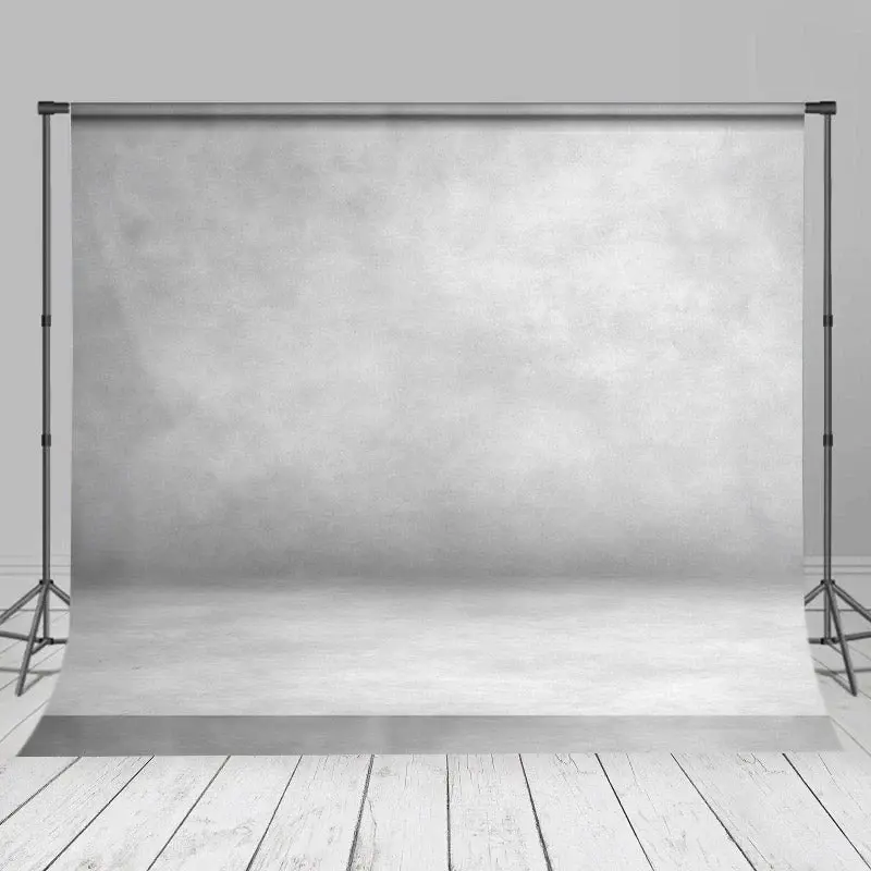 Soft Grey Textured Portrait Photo Backdrop - Aperturee
