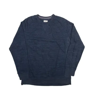 CHAMPION Sweatshirt Blue Crew Neck Mens L