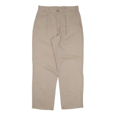 TOMMY HILFIGER Trousers Brown Relaxed Tapered Mens W32 L30