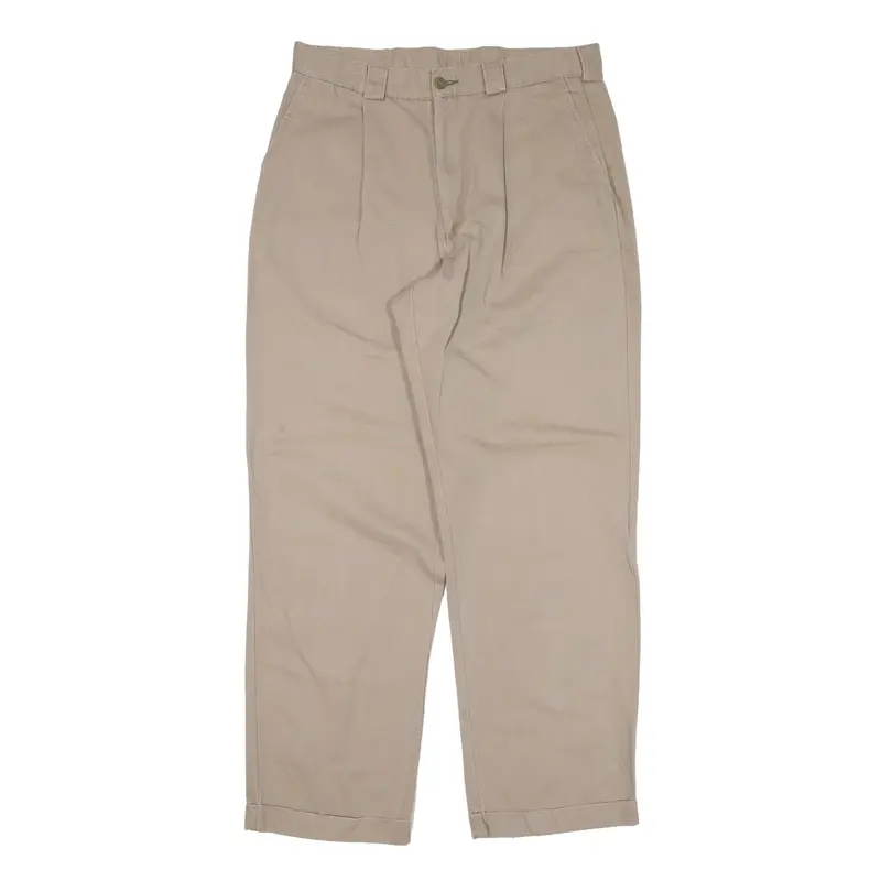 TOMMY HILFIGER Trousers Brown Relaxed Tapered Mens W32 L30