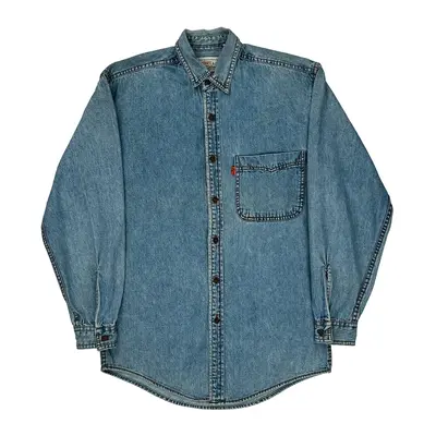 Levis Denim Shirt - XS Blue Cotton