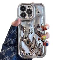 Anti-fall Texture Plating Phone Case, Shockproof Cell Phone Protective Cover, All-inclusive Anti-fall Phone Cases for iPhone ...
