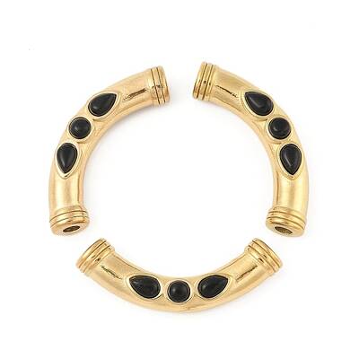 Natural Black Agate Beads