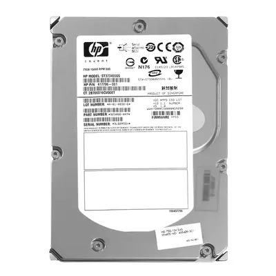 417796-001 HP 73GB 3Gb/s SAS 15000 3.5-Inch Hard Drive