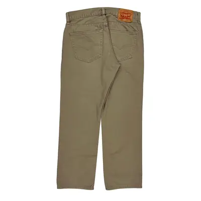 569 Levis Trousers - 32W 27L Beige Cotton