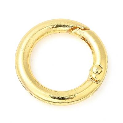 Rack Plating Brass Spring Gate Rings