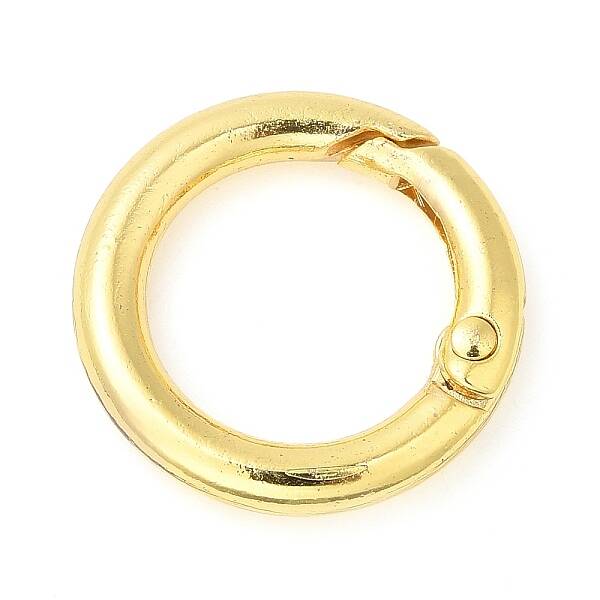 Rack Plating Brass Spring Gate Rings