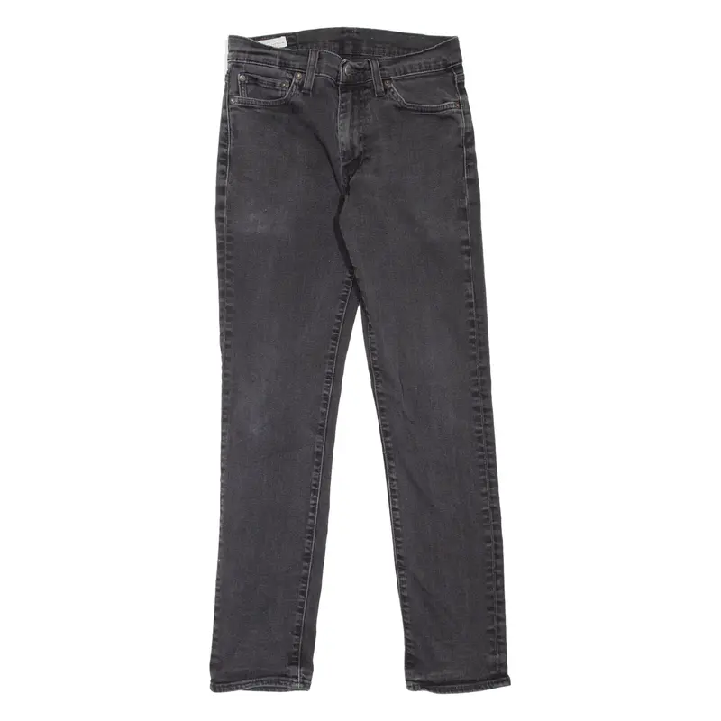 LEVI'S 511 BIG E Jeans Mens Black Slim Straight W28 L32