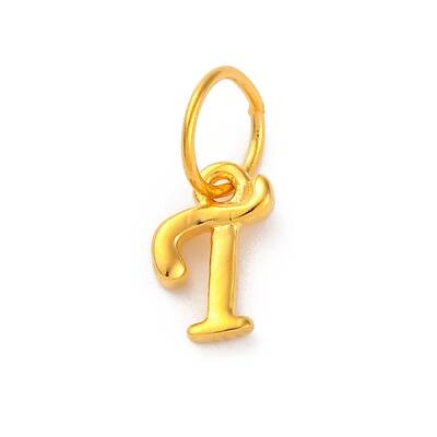 925 Sterling Silver Letter Charms with Jump Rings