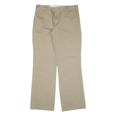 DICKIES Workwear Womens Trousers Beige Regular Bootcut W30 L32