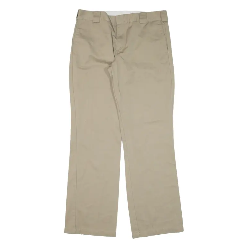 DICKIES Workwear Womens Trousers Beige Regular Bootcut W30 L32