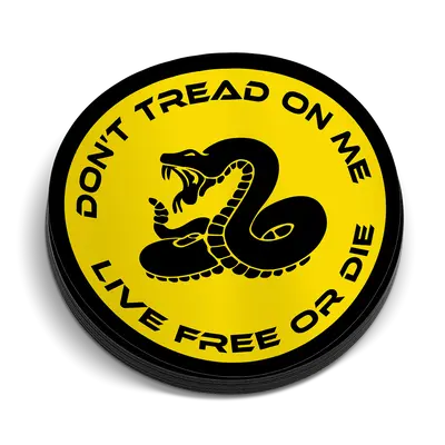 DTOM Live Free Hard Hat Decal