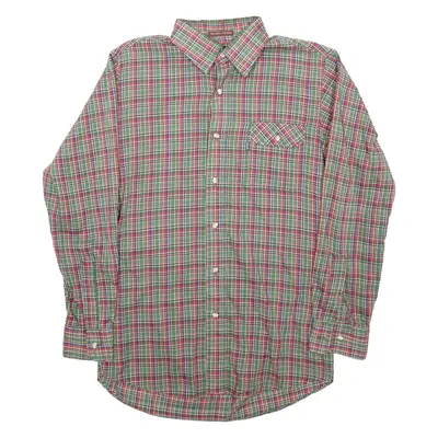 LEVI'S Mens Shirt Green Check Long Sleeve M