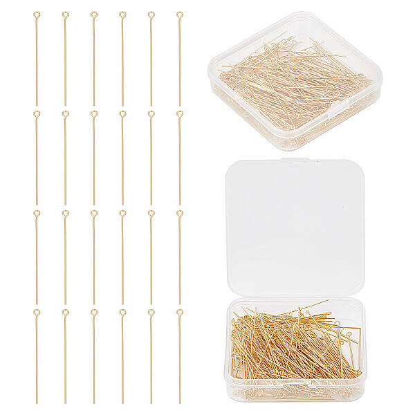 200Pcs Brass Eye Pins