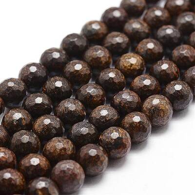 Natural Bronzite Beads Strands