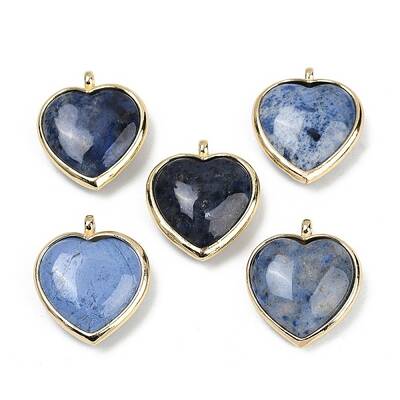 Natural Dumortierite Pendants