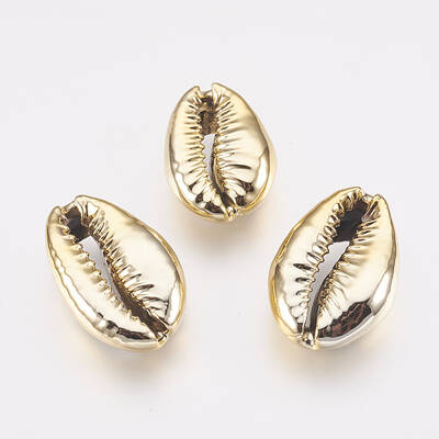 Electroplated Shell Beads