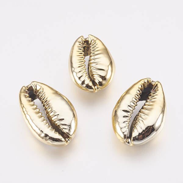 Electroplated Shell Beads