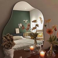 Irregular Cloud Shaped Makeup Mirror, Detachable Acrylic Mirror, Desktop Mirror for Home, School, Bathroom, Bedroom, Living R...