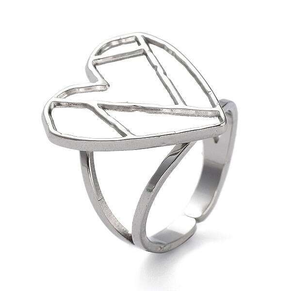 Non-Tarnish 304 Stainless Steel Open Cuff Ring Components