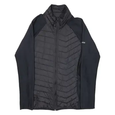 COLUMBIA Insulated Womens Puffer Jacket Black L