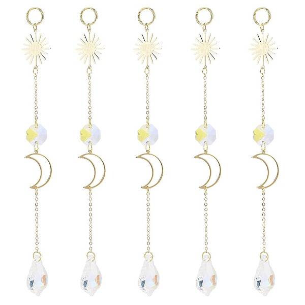 Electroplate Glass Window Hanging Suncatchers