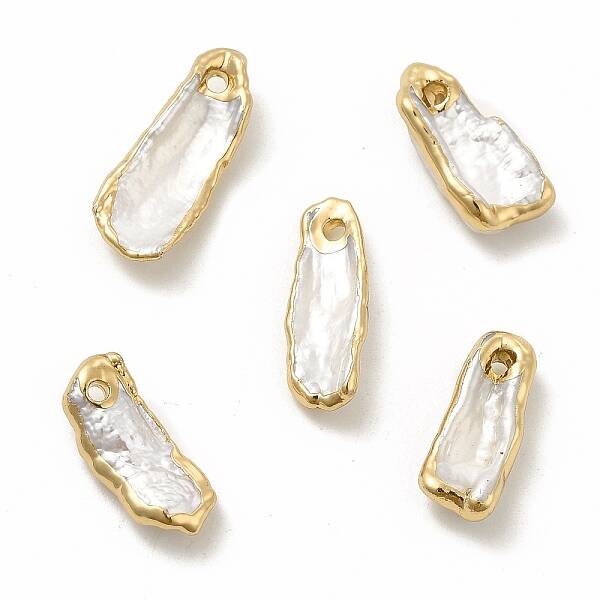 Baroque Natural Keshi Pearl Pendants