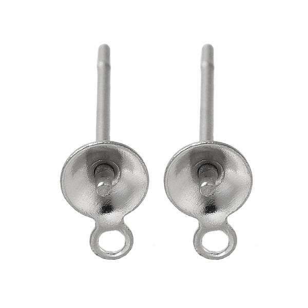 Anti-Tarnish 304 Stainless Steel Stud Earring Findings