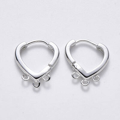 Brass Huggie Hoop Earring Findings