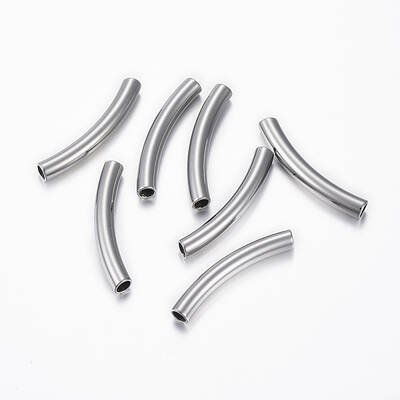 Tarnish Resistant 304 Stainless Steel Tube Beads