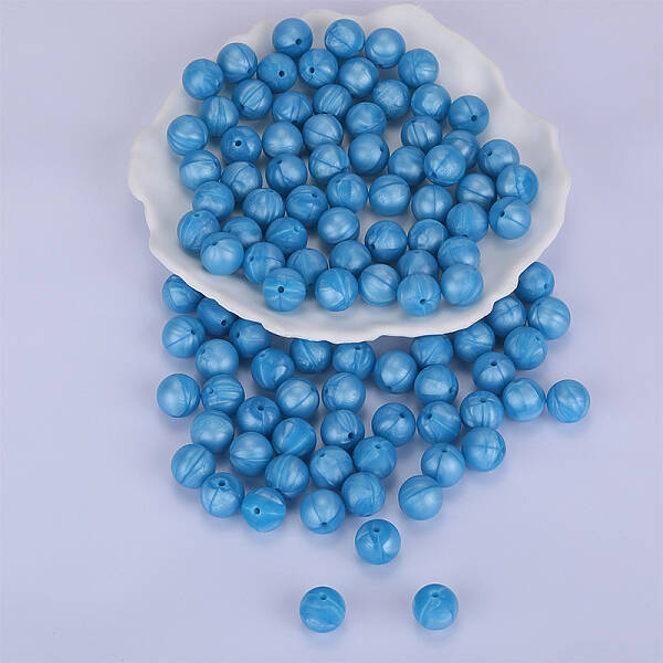Round Silicone Focal Beads