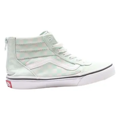 VANS High Top Trainers Green Synthetic Girls UK 1.5