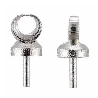 Brass Cup Pearl Peg Bails Pin Pendants