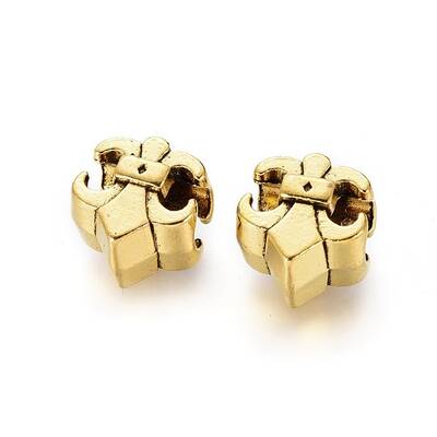 Tibetan Style Alloy European Beads