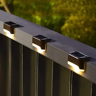 Solar Deck Lights Outdoor, Solar Light Outdoor, garden accessories, backyard lights,Solar Step Lights Waterproof Led Solar li...