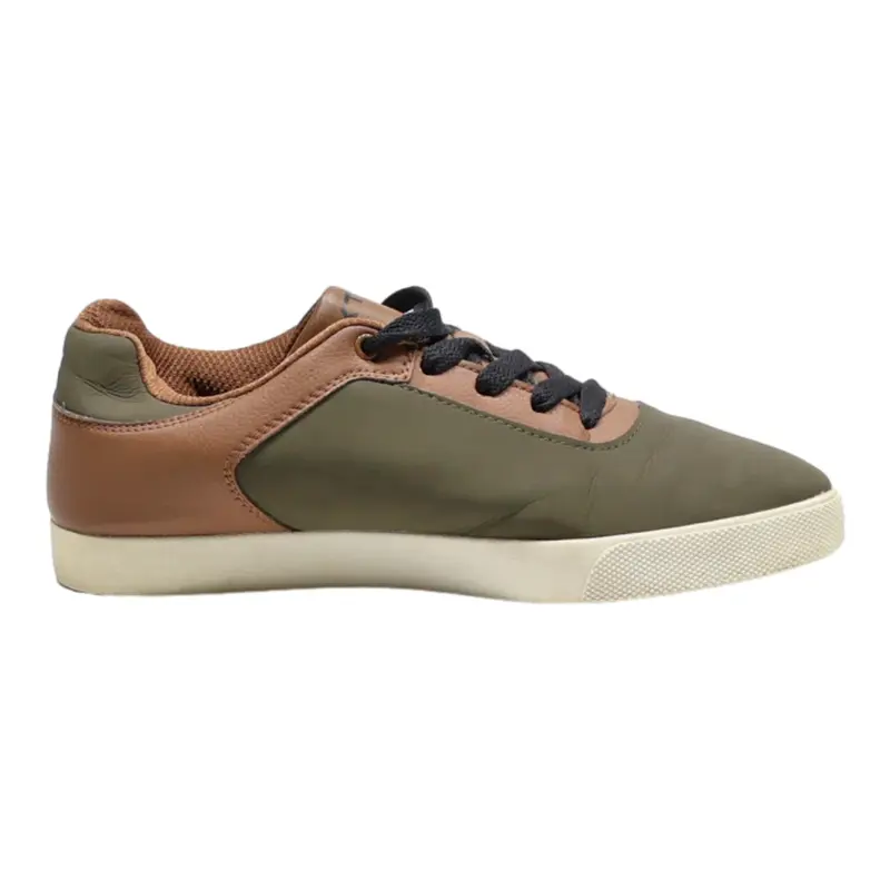 XTEP Sneaker Trainers Brown Leather Mens UK 7