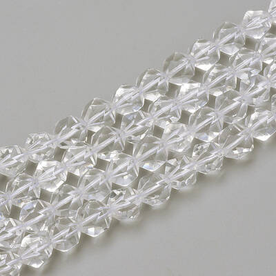 Natural Quartz Crystal Beads Strands