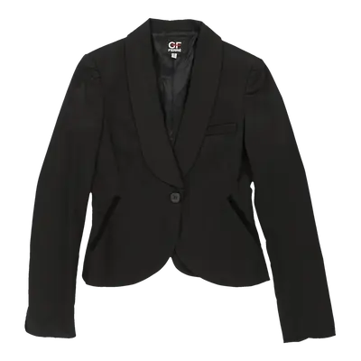 Gf Ferre Blazer - Small Black Cotton Blend | Size: small