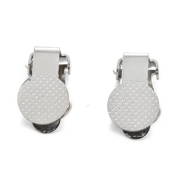 Tarnish Resistant 304 Stainless Steel Clip-on Earring Finding