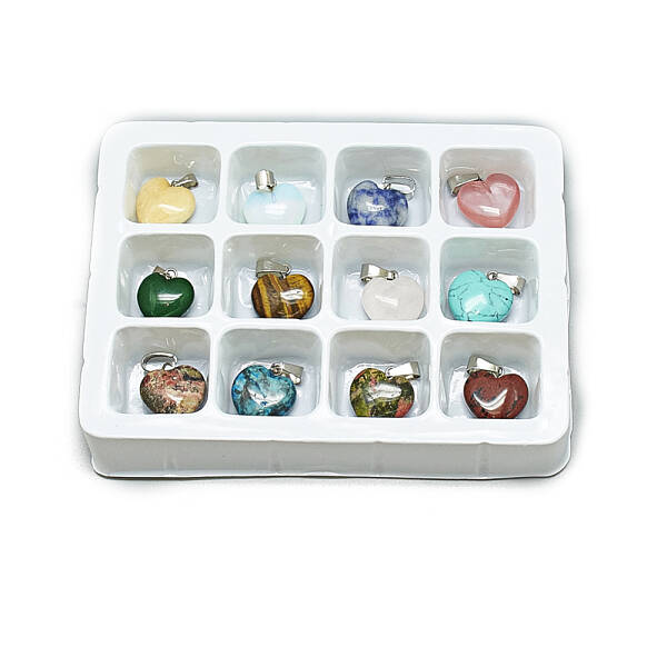 Natural & Synthetic Mixed Stone Pendants