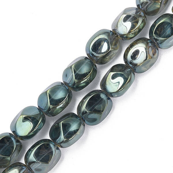 Electroplate Glass Beads Strands
