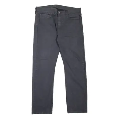 LEVI'S 513 Jeans Mens Grey Slim Straight W36 L32