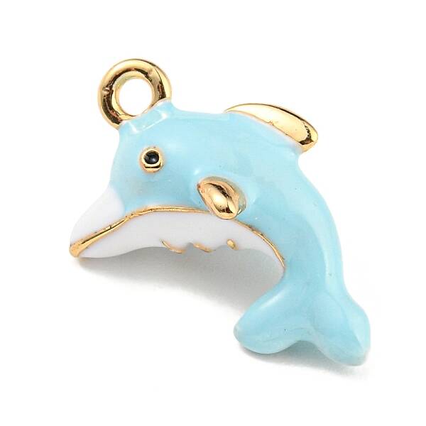 Marine Animal Alloy Enamel Pendants