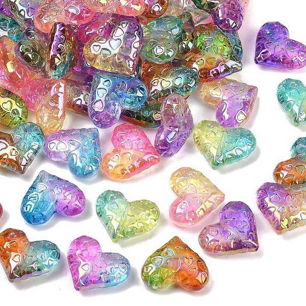 UV Plating Transparent Acrylic Beads
