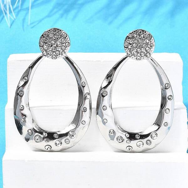 304 Stainless Steel Dangle Stud Earrings