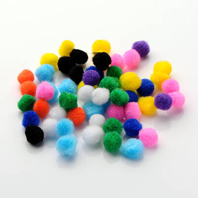 DIY Doll Craft Pom Pom Yarn Pom Pom Balls