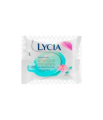 Lycia Micellar Water Makeup Remover Wipes 20 pcs