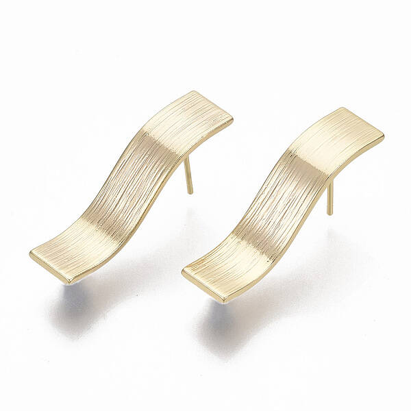 Brass Stud Earring Findings