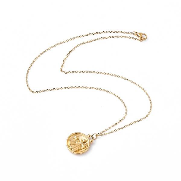 Ion Plating(IP) 304 Stainless Steel Pendant Necklace for Men Women